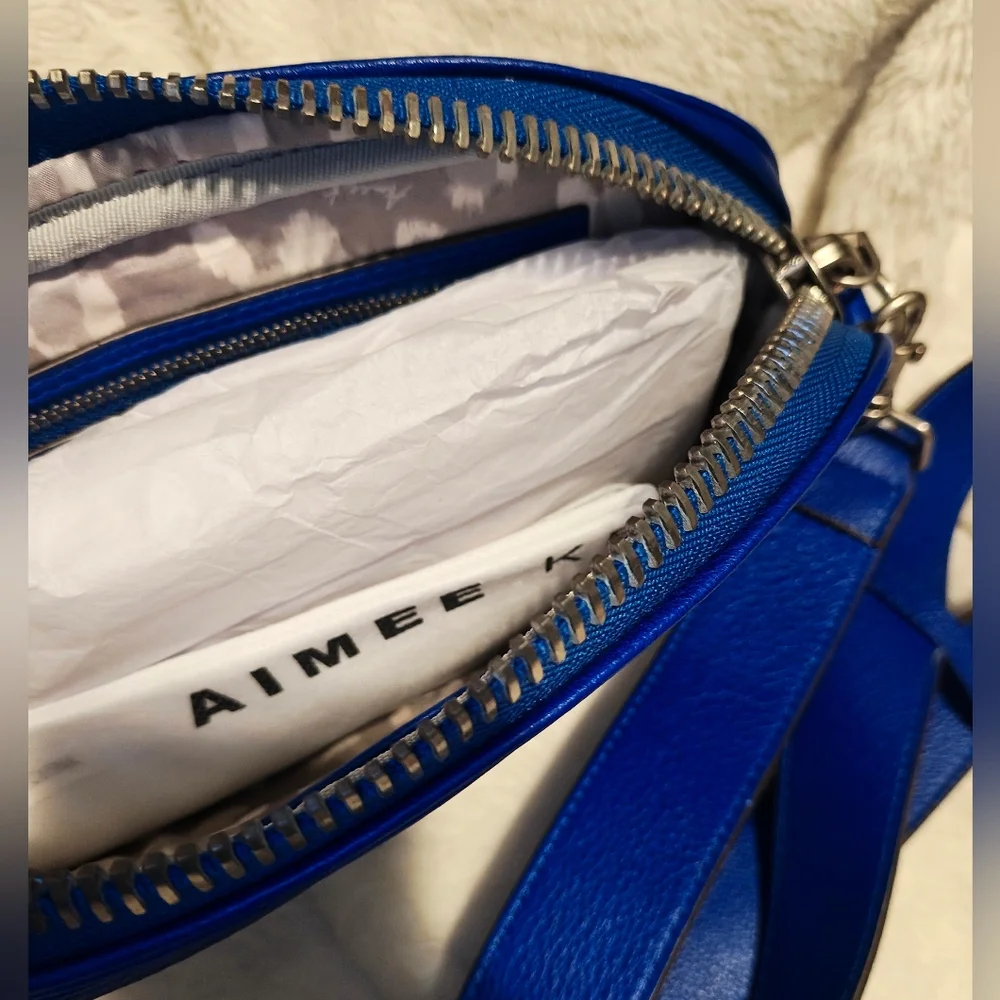 Aimee Kestenberg Cobalt Blue Crossbody Bag - Picture 12 of 13